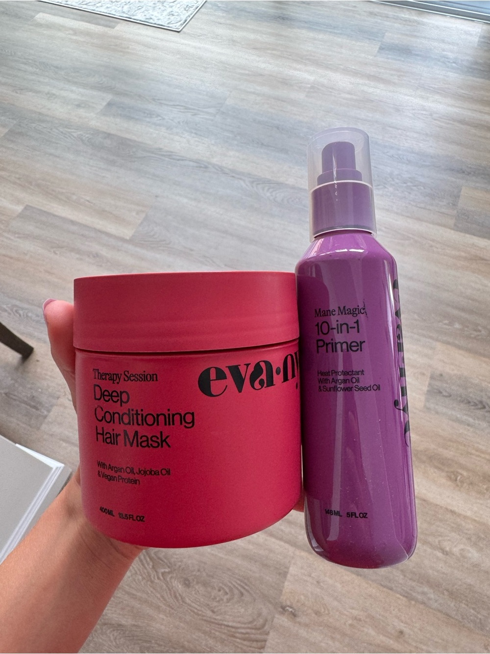 eva·nyc Deep Conditioning Hair Mask + Mane Magic 10-in-1 Primer Duo